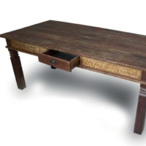 Mesa retangular de madeira demolição